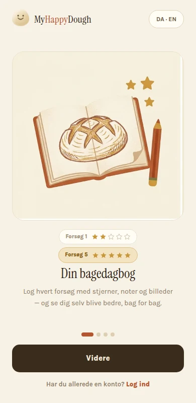 MyHappyDough-appen: Din bagedagbog