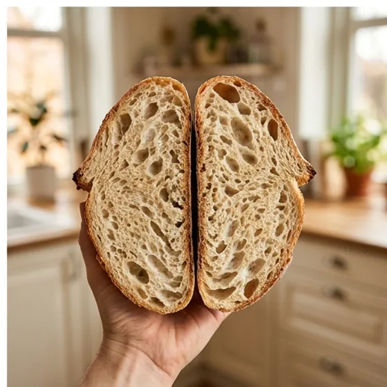 Brød med åben krumme